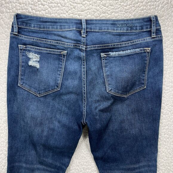 Vigoss Marley Super Skinny Women’s Jeans 31x27 (Actual 33x26) Y2K Modern Grunge - Picture 6 of 16